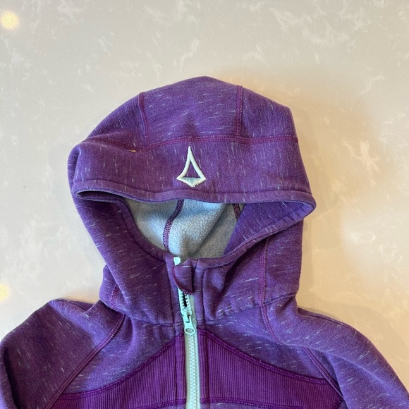 Ivivva Purple Kids Hoodie lululemon kids size 8 - Picture 2 of 4